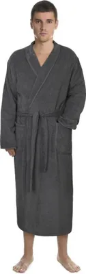 Produktbild von Herren Bademantel aus Frottee - Größe L. XL - Grau