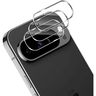 Immagine prodotto di Protezioni per fotocamera per Google Pixel 9 PRO 5G, 3 pezzi in vetro temperato, antigraffio, alta definizione