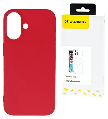 Obrázok produktu pre Silikónové puzdro Wozinsky pre Samsung Galaxy S25+ - červené