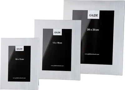Produktbild von Gilde Fotorahmen "Modern" Aluminium silberfarben 65545