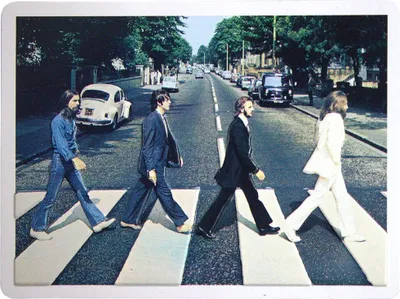 Produktbild von The Beatles - Kühlschrank-Magnet "Abbey Road", Geprägt RO12275 (Einheitsgröße) (Bunt)