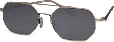 Produktbild von styleBREAKER Pilotenbrille Eckig Geometrisch | Oktagonale Fliegerbrille mit Doppelsteg & UV400 | Edler Kupfer Rahmen Metallic Chic Uni | Inkl. Stoffbeutel & Mikrofasertuch