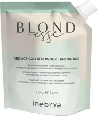 Image de Blondesse Green Poudre décolorante pour cheveux (Reduct Color Powder - Antibrass) 500 g