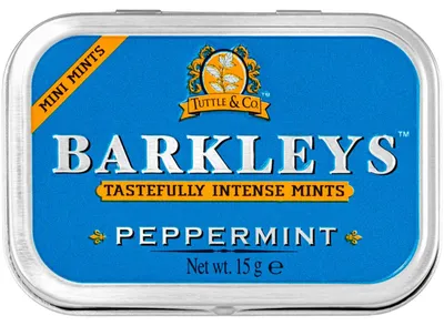 Zdjęcie produktu dla Barkleys Mini Peppermint Pastilles z miętą pieprzową bez cukru 15g