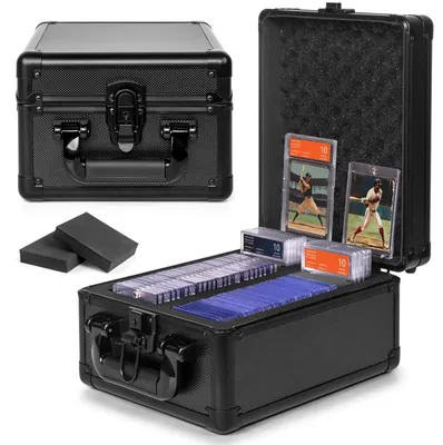 Produktbild von Aufbewahrungsbox mit großer Kapazität - Aufbewahrungsbox für bewertete Karten - Aufbewahrungsbox mit Deckel - Aufbewahrungsbox für Sportkarten - Aufbewahrungsbox für Toploader - Hochwertige Materialie