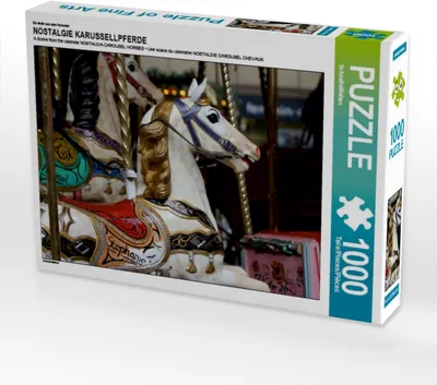 Produktbild von Calvendo Ein Motiv aus dem Kalender NOSTALGIE KARUSSELLPFERDE 1000 Teile Puzzle quer 640x480mm, CALVENDO; 7290546