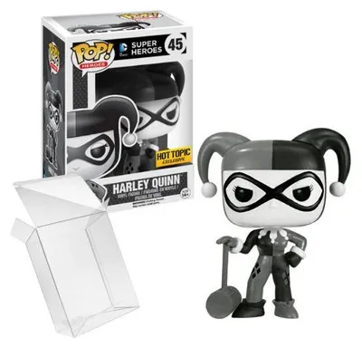 Immagine prodotto di FUNKO POP CULTURE DC COMICS HEROES HARLEY QUINN IN VINILE BIANCO E NERO NUOVO!  Funko