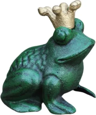Produktbild von Froschkönig Gusseisen Antikgrün