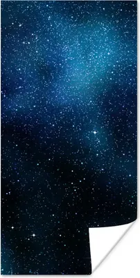 Produktbild von MuchoWow® Poster Galaxie - Nacht - Galaxie - Jungen - Mädchen - Kinder 60x120 cm - Wandschmuck