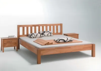 Produktbild von Bett Ben 100x200 Kernbuche Massiv Geölt