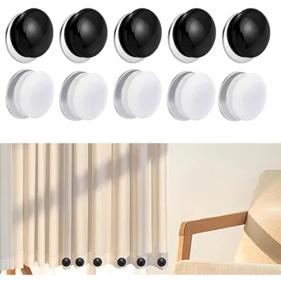 Imagen del producto de Juego de 10 abrazaderas magnéticas para mantel, ideales para uso en exteriores