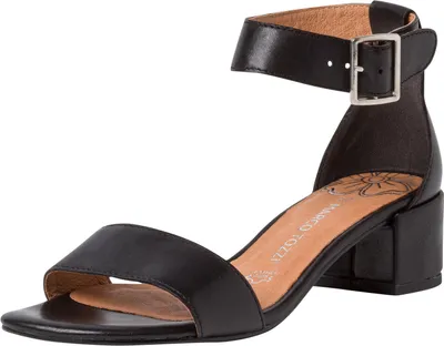 Produktbild von Marco Tozzi Damen Sandalette schwarz 2-2-28214-24 F-Weite Größe: 37 EU