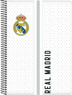 Produktbild von Zápisník Real Madrid C.F. White Grey A5 80 listov