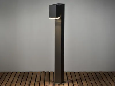 Produktbild von LED Wegeleuchte aus Alu zur Wegbeleuchtung und Gartenbeleuchtung, 100cm Schwarz