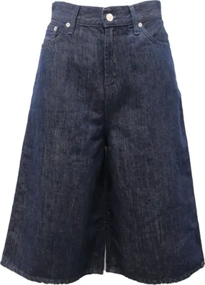 Produktbild von 0982AL bermuda donna ROY ROGERS RE ISSUE woman Baumwolle/linen shorts blue denim