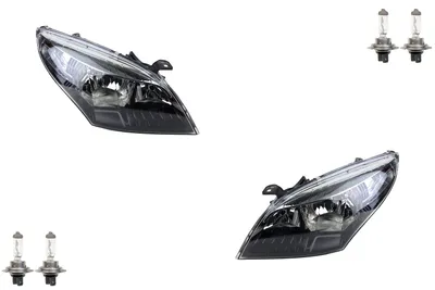 Produktbild von Scheinwerfer passend für Renault Megane III 12-13 mit H7 H7 Satz L R 260608405R 260105680R Johns