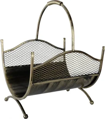 Obrázek produktu pro Howhomely Firewood Basket Criss Gold Classic