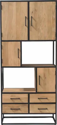 Productafbeelding van Starfurn Vakkenkast Dakota Naturel 90cm