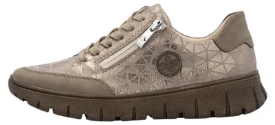 Imagen del producto de Zapatos deportivos de cordones para mujer Rieker, color marrón, estilo casual