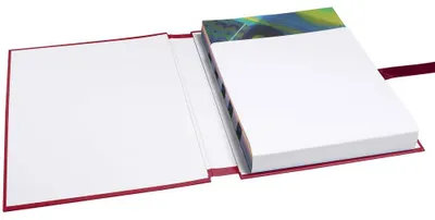 Produktbild von Exacompta 223275E Aktenmappe mit dehnbarem Rücken rot 320x240mm mit Verschlussschnalle
