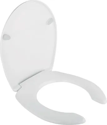 Produktbild von Sapho | Wc-sitz Für Menschen Mit Behinderung - 37,3 X 44,9 Cm - U-förmig - Duroplast - Hygienischer Wc-sitz