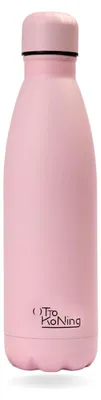 Productafbeelding van Waterfles thermosfles drinkfles - 500 ml - RVS - Dubbelwandig - Lekvrij - Warm 12 uur, koud 24 uur