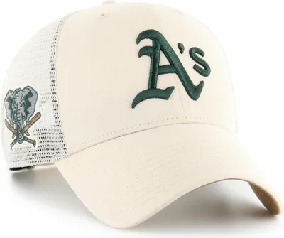 Produktbild von 47 Brand Snapback Cap - BRANSON Oakland Athletics beige