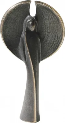 Produktbild von Engelfigur Schutzengel 12 cm Bronzeskulptur