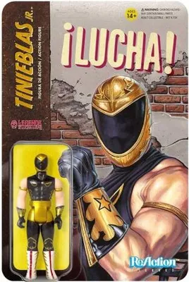 Produktbild von SUPER 7 REACTION LEGENDS DES LUCHA LIBRE: TINIEBLAS JR.