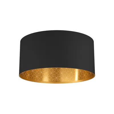 Zdjęcie produktu dla Zaragoza Współczesna Lampa Sufitowa 1 Światło Stal Czarny