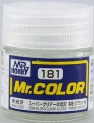 Produktbild von Mr Hobby - Gunze C-181 - Mr. Color (10 ml), Semi-Gloss Super Clear