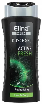 Produktbild von Dusch Gel Elina 2in1 Active Fresh for men 300ml
