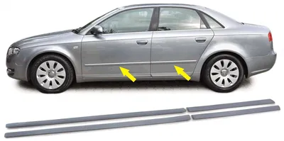 Produktbild von Türleisten Seitenleisten Zierleiste links rechts für Audi A4 B7 8E 2004-2008