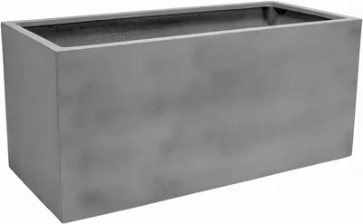 Produktbild von VIVANNO Pflanztrog Fiberglas MAXI Kasten, Betongrau Beton-Design - 100x45x45 cm