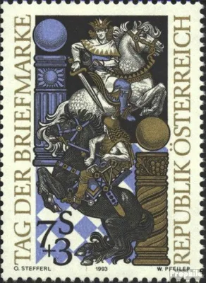 Produktbild von Briefmarken Österreich 1993 Mi 2097 (kompl.Ausg.) gestempelt Tag d.Briefmarke