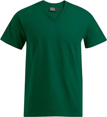 Produktbild von Premium V-Ausschnitt T-Shirt Herren, Waldgrün, S