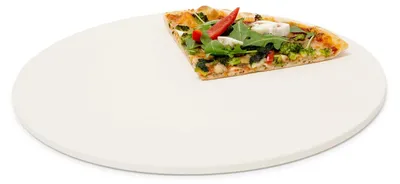 Productafbeelding van Pizzasteen Bakplaat pizzasteen - Cordieriet - Ø 33 cm - Beige - Voor pizza en flammkuchen
