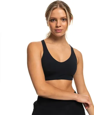 Produktbild von Roxy Heart Sport-bh Mittlerer Halt Schwarz XL Frau Schwarz XL