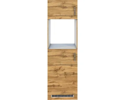 Produktbild von Held Möbel Backofen/Kühlumbauschrank für 88er Einbaukühlschrank Sorrento BxTxH 60 x 60 x 200 cm eiche hell matt zerlegt