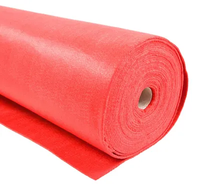 1m Bastelfilz waschbar Meterware Filz 90cm x 1,5mm koralle
