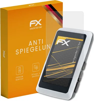 Produktbild von atFoliX FX-Antireflex 3x Schutzfolie kompatibel mit Sigma Rox 12.1 Evo Displayfolie