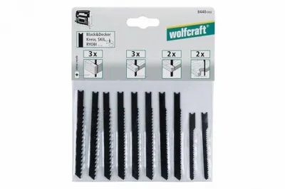 Produktbild von Wolfcraft Stichsägeblätter-Set 8440000 10 Stück