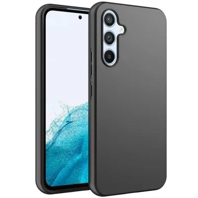 Produktbild von Für Samsung Galaxy A34 5G Silikon Schutz Schwarz Handy Tasche Etuis Hülle Cover Case Kappe