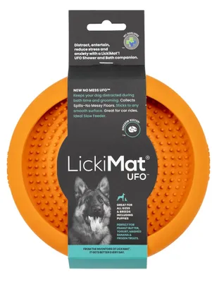 Obrázok produktu pre LickiMat Lízacia miska UFO 18 cm oranžová