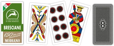 Imagen del producto de Modiano, línea "Regionale Bresciane", cartas para juegos, código de producto: 300089