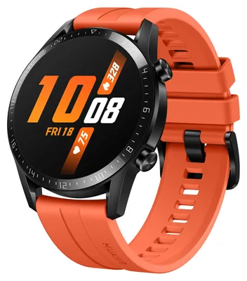 Produktbild von HUAWEI Watch GT 2 Smartwatch (46mm Full-Color-AMOLED, GPS) Sunset Orange