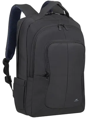 Produktbild von Umweltfreundlicher 17,3" Laptop-Rucksack, Rivacase ECO Tegel 8460, Schwarz