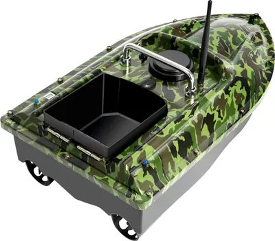 Produktbild von Futterboot Köderboot - GPS Ferngesteuert - 500 m Reichweite - 1,5 kg Nutzlast - ABS - 110–240 V - Tarnmuster