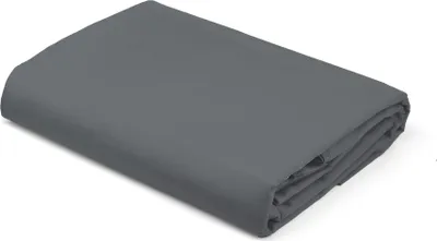 Immagine prodotto di Detexpol Lenzuolo di raso con elastico 220x200 grigio scuro monocromo Puro