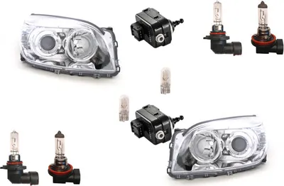 Obrázok produktu pre Johns, svetlomety vhodné pre Toyota Rav4 XA3 05-08 žiarovka ?avá + pravá vrátane servomotora